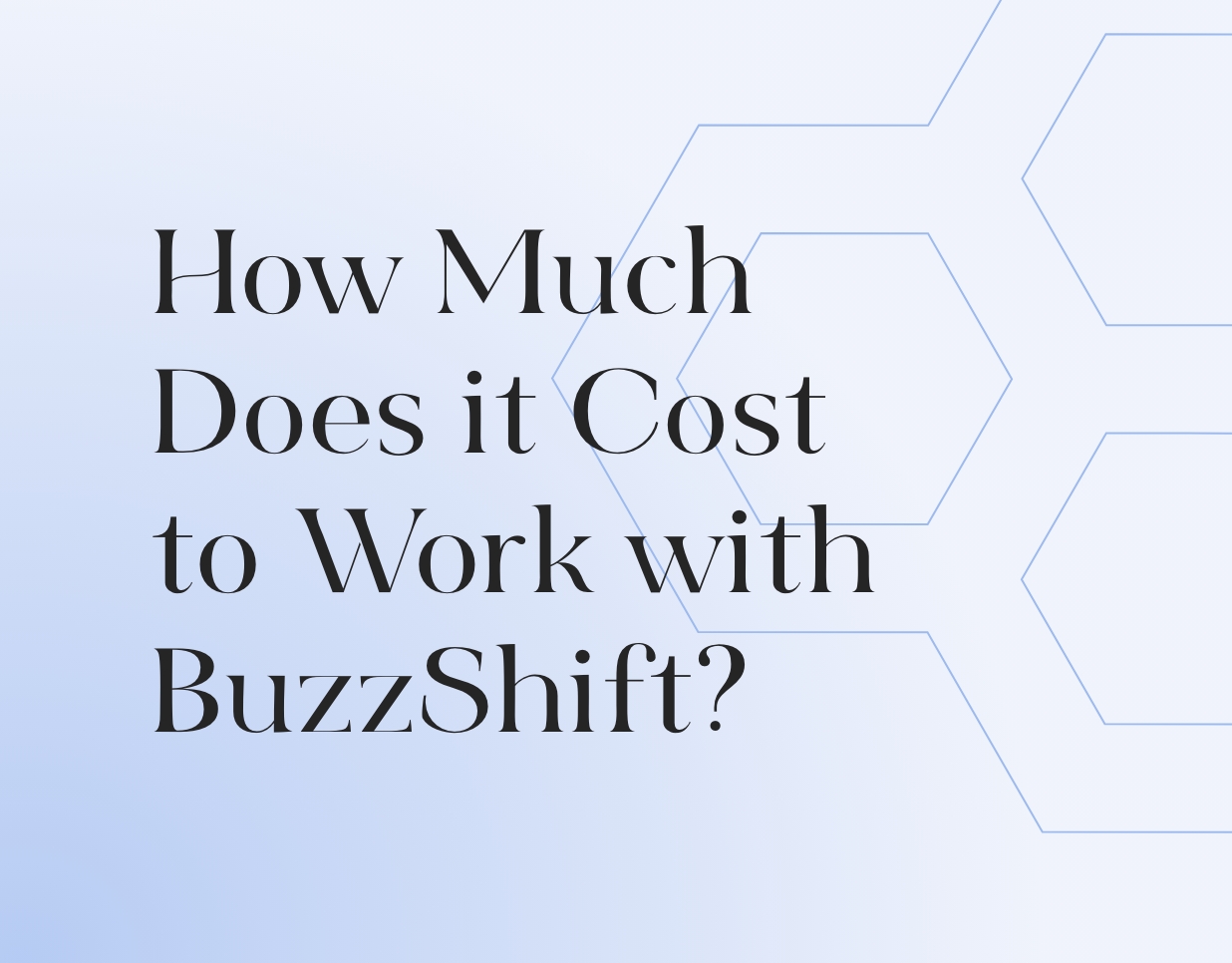 How Much Does it Cost to Work with BuzzShift? - preview image